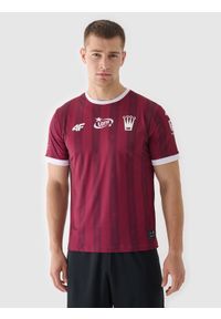 4f - 4F Koszulka klubowa wyjazdowa z sezonu 2024/25 męska 4F x Korona Kielce - multikolor XS. Kolor: wielokolorowy. Materiał: dzianina, włókno, koronka. Wzór: koronka. Sezon: lato