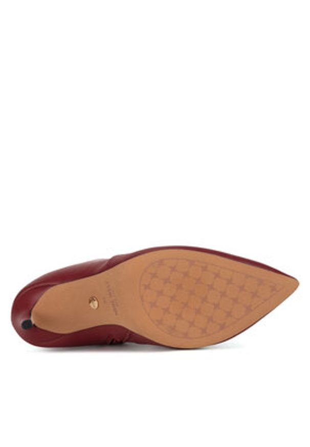 Nine West Botki BYCCC05 Czerwony. Kolor: czerwony. Materiał: materiał