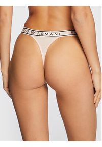 Emporio Armani Underwear Komplet 2 par stringów 164522 2F221 00470 Beżowy. Kolor: beżowy. Materiał: wiskoza #5