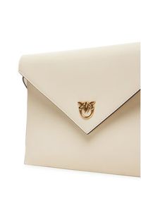 Pinko - PINKO Torebka Flat Purse Handle AI 25-26 PCPL104820 A0F1 Écru. Materiał: skórzane #3