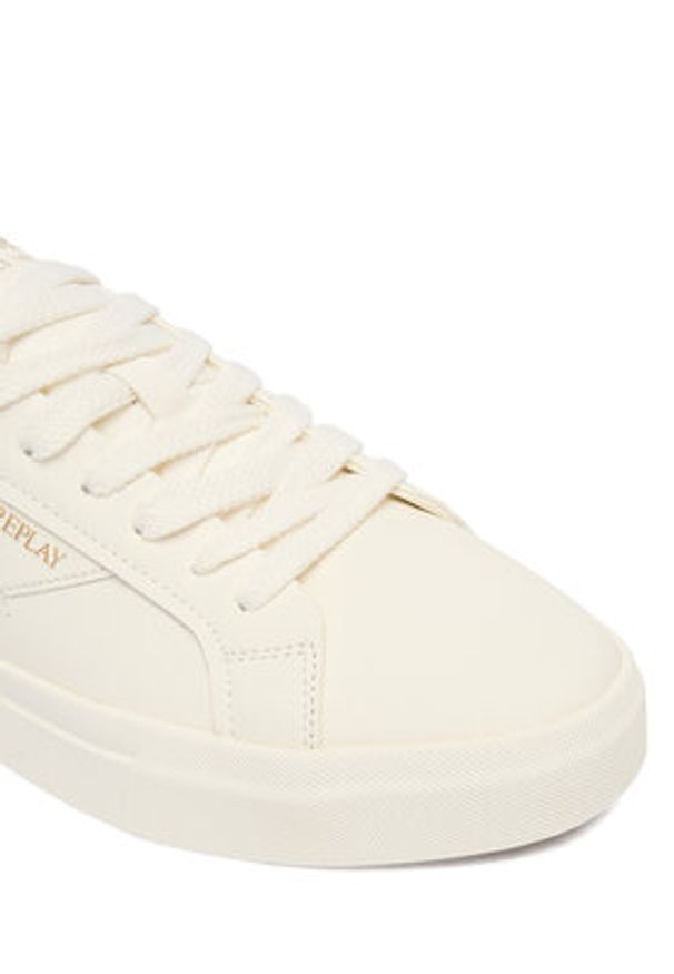 Replay - REPLAY Sneakersy GMZ7D .000.C0001L Biały. Kolor: biały. Materiał: skóra