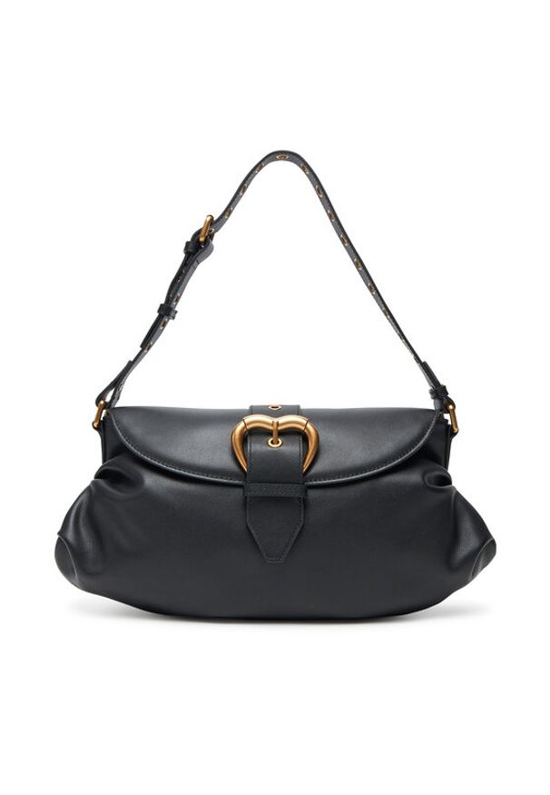 Pinko - PINKO Torebka Jolene Shoulder Classic PE 25 PLTT 102801 A270 Czarny. Kolor: czarny. Materiał: skórzane