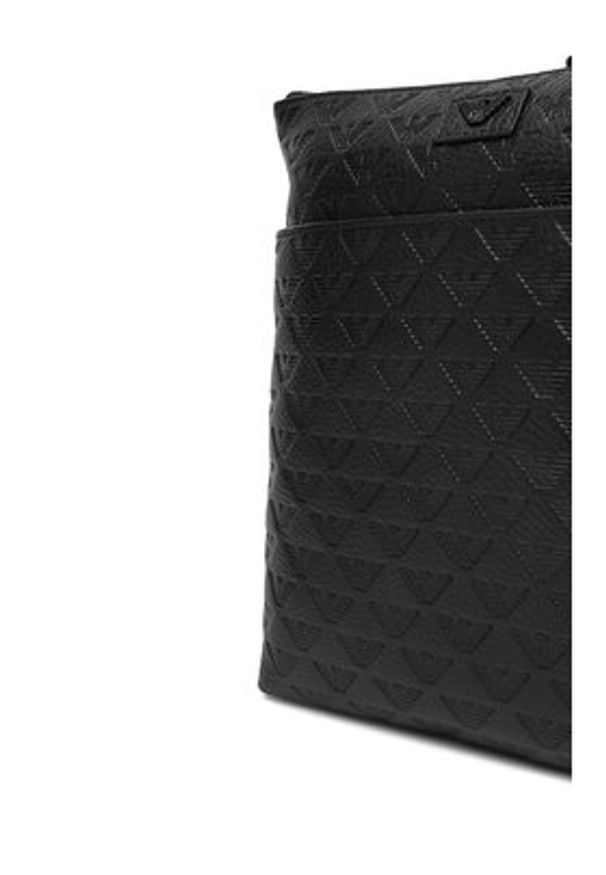 Emporio Armani Saszetka EM001688 AF14774 UC001 Czarny. Kolor: czarny. Materiał: skóra