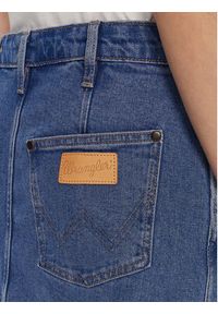 Wrangler Spódnica jeansowa 112356425 Niebieski Regular Fit. Kolor: niebieski. Materiał: bawełna #4