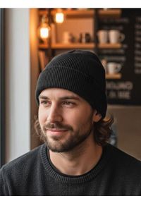 Sinsay - Czapka beanie - czarny. Kolor: czarny