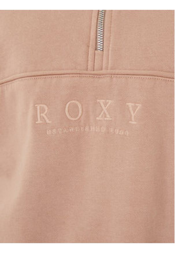 Roxy Bluza Our Town ERJFT04949 Brązowy Regular Fit. Kolor: brązowy. Materiał: bawełna