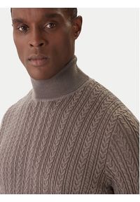 JOOP! Golf Danilor 30047372 Brązowy Modern Fit. Typ kołnierza: golf. Kolor: brązowy. Materiał: syntetyk #3