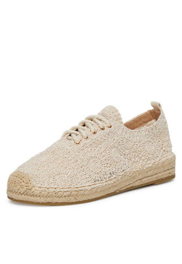 DeeZee Espadryle 3H33549-1 Beżowy. Kolor: beżowy. Materiał: materiał