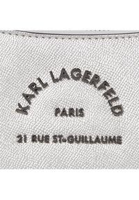 Karl Lagerfeld - KARL LAGERFELD Torebka 235W3126 Srebrny. Kolor: srebrny. Materiał: skórzane