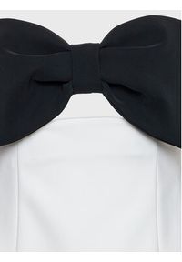 Kontatto Sukienka koktajlowa NO1012 Biały Slim Fit. Kolor: biały. Materiał: syntetyk. Styl: wizytowy #5