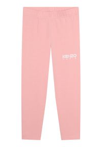 Kenzo kids - Kenzo Kids Legginsy K14239 S Różowy Regular Fit. Kolor: różowy. Materiał: bawełna