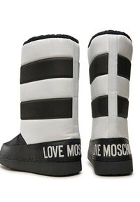 Love Moschino - LOVE MOSCHINO Śniegowce JA24302G0LISG00A Czarny. Kolor: czarny. Materiał: materiał