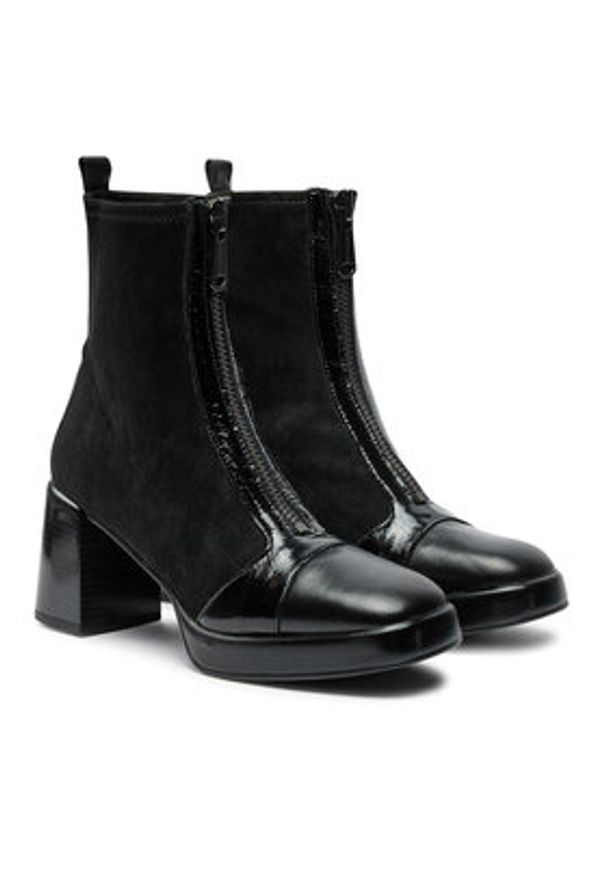 Hispanitas Botki Soho-I24 HI243658 Czarny. Kolor: czarny. Materiał: skóra