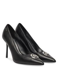 Karl Lagerfeld - KARL LAGERFELD Szpilki Sarabande KL30917A Czarny. Kolor: czarny. Materiał: skóra. Obcas: na szpilce