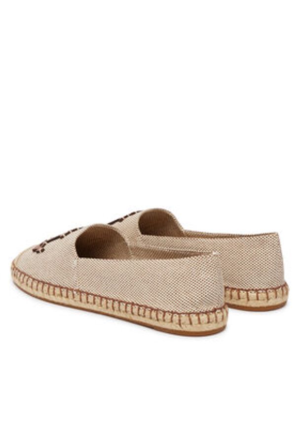 Lauren Ralph Lauren - LAUREN RALPH LAUREN Espadryle Cameryn 802P09065002 Beżowy. Kolor: beżowy. Materiał: materiał