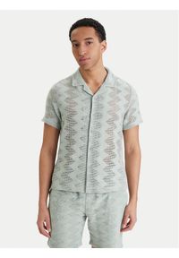 Guess Koszula M6GP46 K3236 Zielony Regular Fit. Kolor: zielony. Materiał: bawełna #1