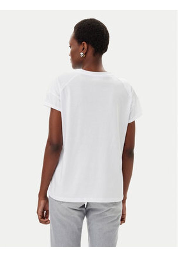 ViCOLO T-Shirt UD0003 Biały Regular Fit. Kolor: biały. Materiał: bawełna