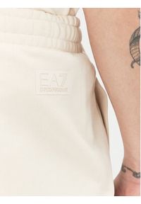EA7 Emporio Armani Spodnie dresowe 7M000154 AF10432 U1079 Écru Regular Fit. Materiał: bawełna #5