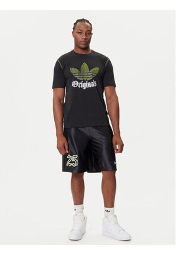 Adidas - adidas T-Shirt Distressed Graphic JY2761 Czarny Regular Fit. Kolor: czarny. Materiał: bawełna