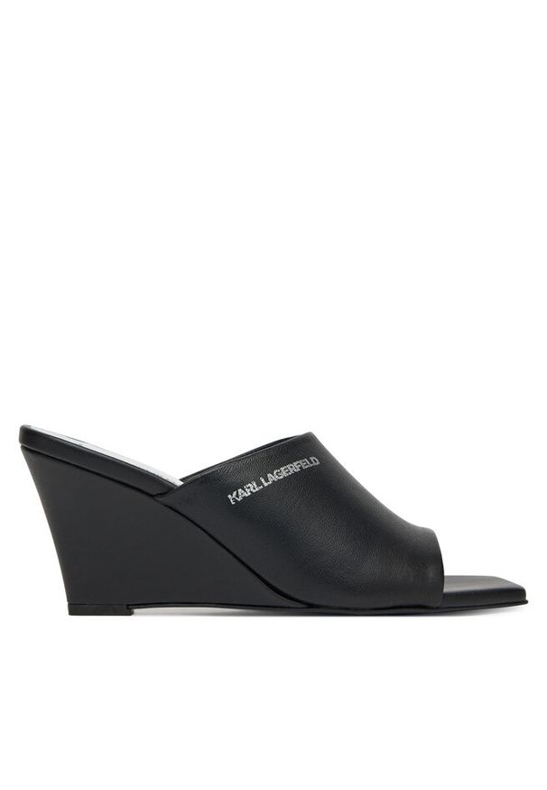 Karl Lagerfeld - Klapki KARL LAGERFELD. Kolor: czarny