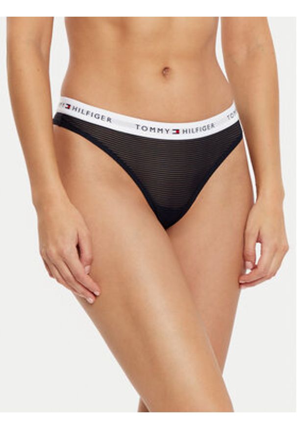 TOMMY HILFIGER - Tommy Hilfiger Komplet 3 par stringów UW0UW05532 Kolorowy. Materiał: syntetyk. Wzór: kolorowy