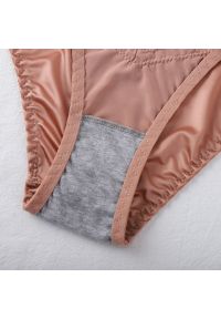 Intica - Figi damskie z koronką eleganckie i wygodne Shakuntala. Kolor: beżowy. Materiał: koronka. Wzór: koronka #3