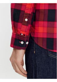 TOMMY HILFIGER - Tommy Hilfiger Koszula MW0MW33780 Czerwony Regular Fit. Kolor: czerwony. Materiał: bawełna #5