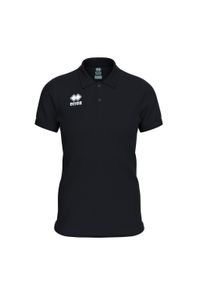 ERREA - Damska koszulka polo Errea Evo. Typ kołnierza: polo. Kolor: czarny. Styl: sportowy #1