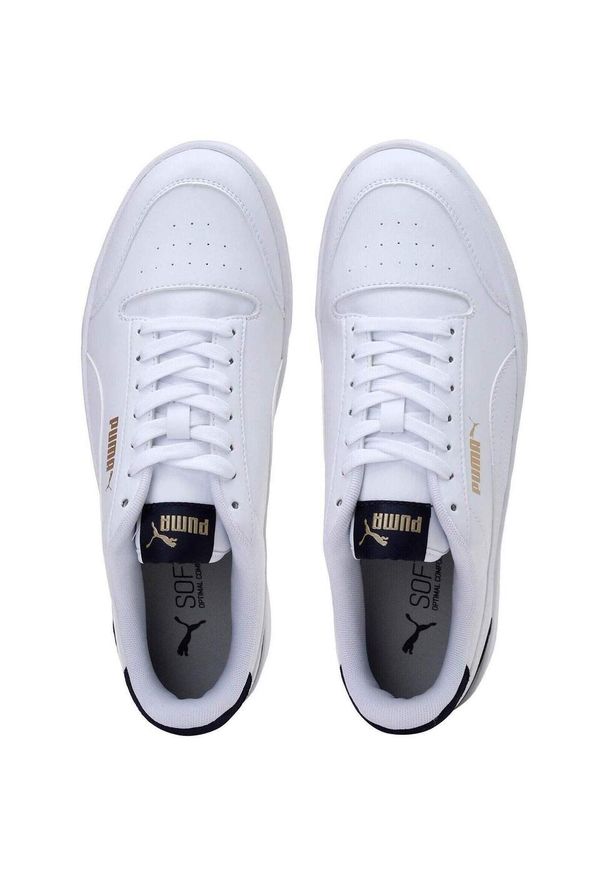 Buty Puma Shuffle, Dla obu płci. Kolor: biały. Materiał: materiał, syntetyk, tkanina