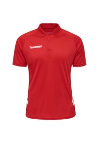 Koszulka polo do piłki nożnej dla dzieci Hummel hml PROMO. Typ kołnierza: polo. Kolor: wielokolorowy, czerwony, różowy