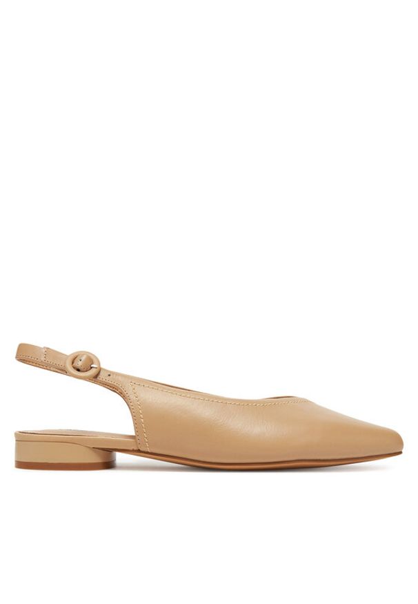 Lasocki Baleriny WYL4048-3Z Beżowy. Kolor: beżowy. Materiał: skóra