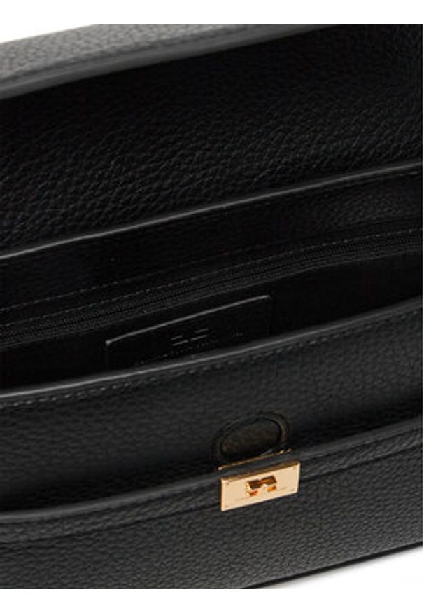 Elisabetta Franchi Torebka BS01A51E2 110 Czarny. Kolor: czarny. Materiał: skórzane