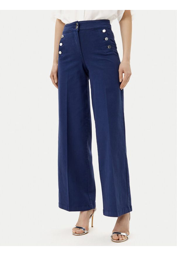 Silvian Heach Jeansy Serrano GPP25086JE Niebieski Wide Leg. Kolor: niebieski
