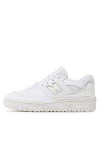 New Balance Sneakersy GSB550WW Biały. Kolor: biały. Materiał: skóra