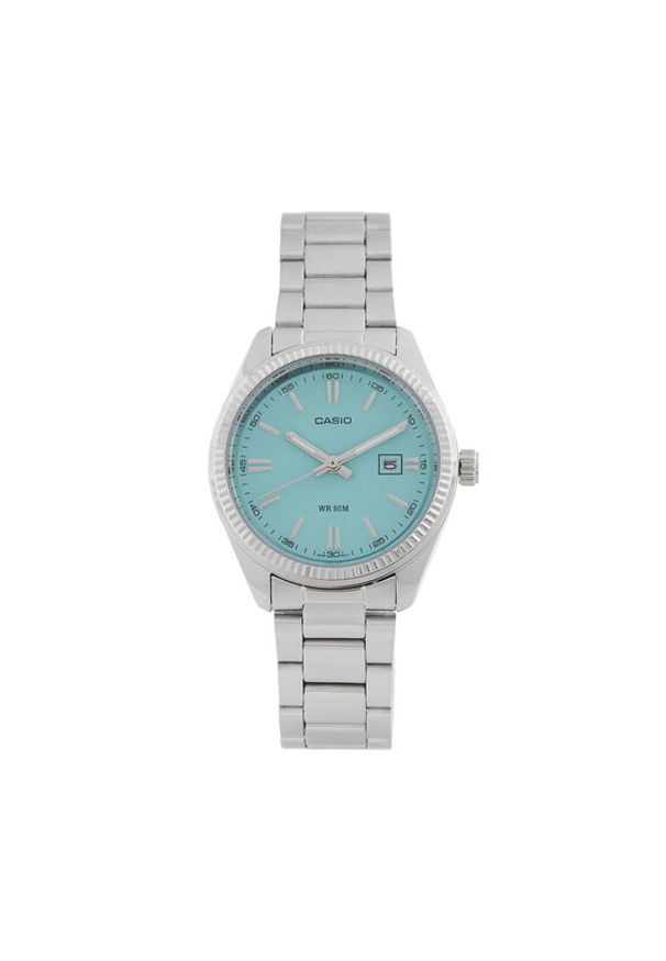 Casio Zegarek LTP-1302PD-2A2VEF Turkusowy. Kolor: turkusowy