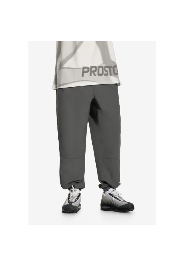 Spodnie sportowe męskie Prosto Pixo. Kolor: szary