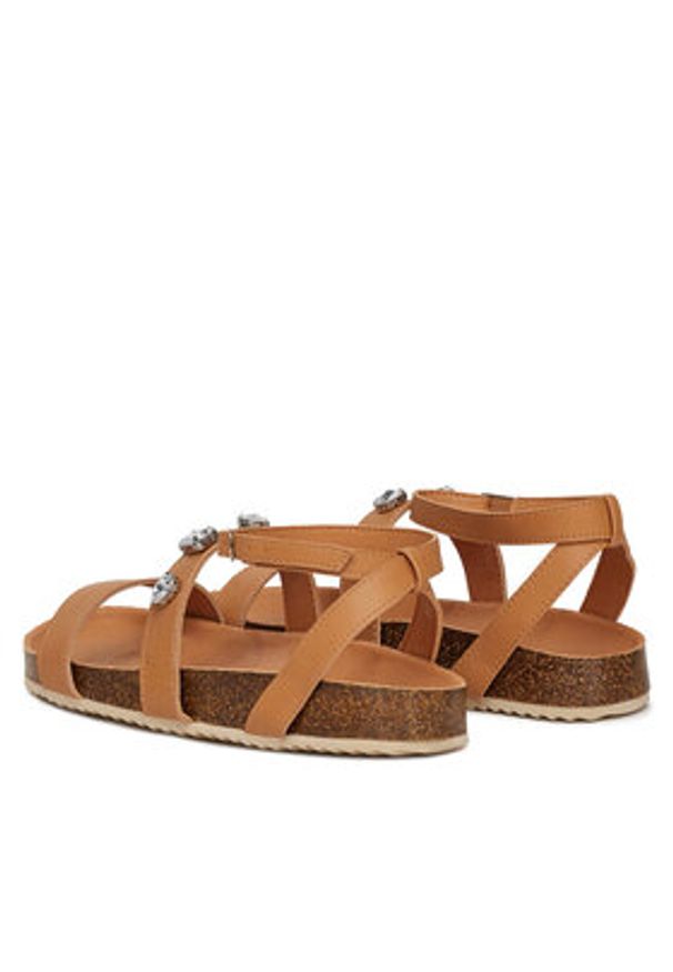 DeeZee Sandały XFL-Z1 Beżowy. Kolor: beżowy. Materiał: materiał