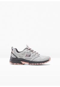 bonprix - Buty trekkingowe Skechers z pianką memory, hydrofobowe. Kolor: szary. Wzór: aplikacja #1