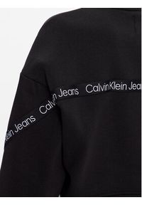 Calvin Klein Jeans Bluza Logo Tape J20J220693 Czarny Relaxed Fit. Kolor: czarny. Materiał: bawełna, syntetyk #3