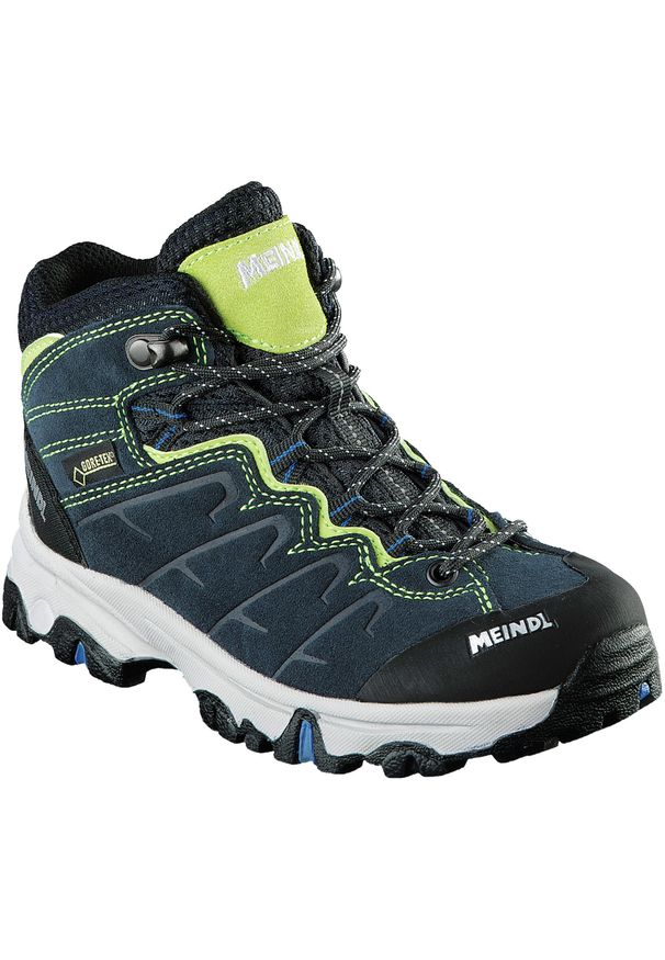 MEINDL - Buty turystyczne dziecięce Meindl Minnesota Junior z membraną Gore - Tex. Kolor: szary. Technologia: Gore-Tex. Sport: turystyka piesza