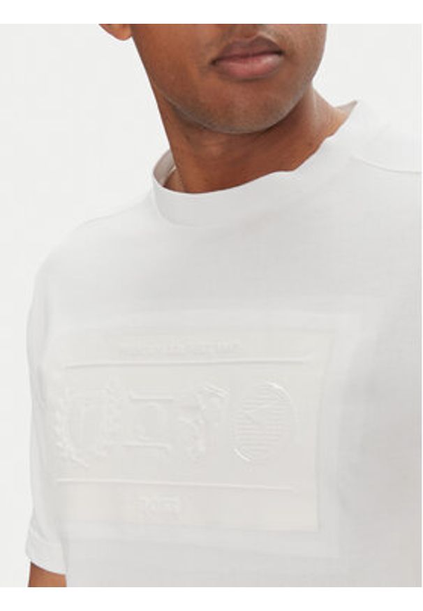 BOSS T-Shirt 50538112 Biały Regular Fit. Kolor: biały. Materiał: bawełna