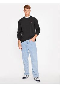 Tommy Jeans Longsleeve Classic Xs Badge DM0DM17816 Czarny Classic Fit. Kolor: czarny. Materiał: bawełna. Długość rękawa: długi rękaw #3