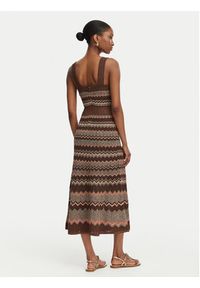 Marciano Guess Sukienka dzianinowa G6GK42 Z0640 Brązowy Regular Fit. Kolor: brązowy. Materiał: syntetyk, wiskoza #3