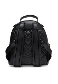 Love Moschino - LOVE MOSCHINO Plecak JC4148PP0MLA0000 Czarny. Kolor: czarny. Materiał: skóra