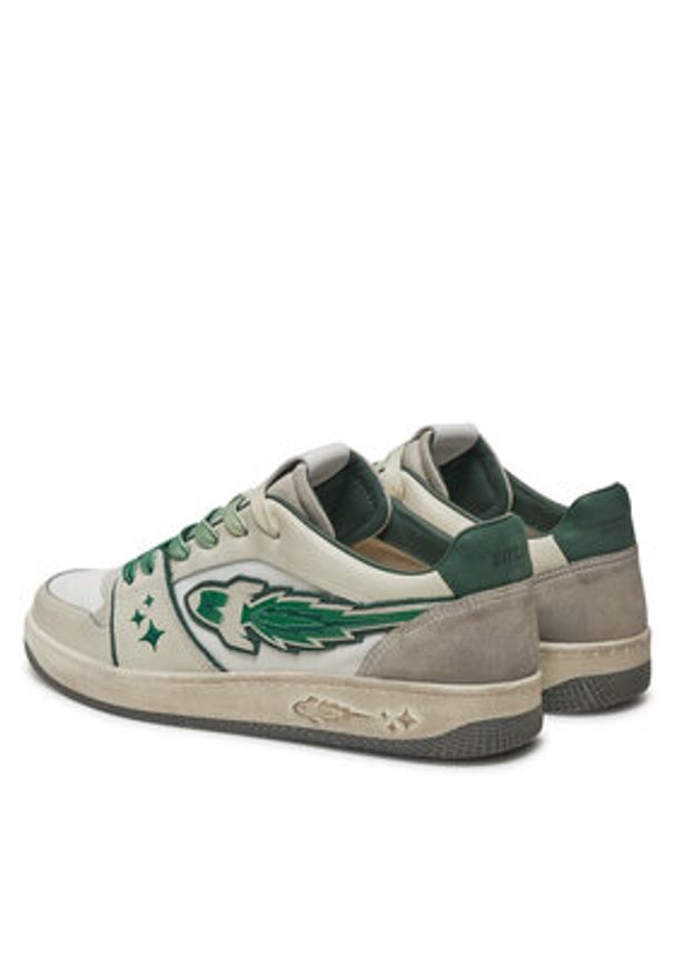 Enterprise Japan Sneakersy BB5001 PX634 S1056 Biały. Kolor: biały. Materiał: skóra