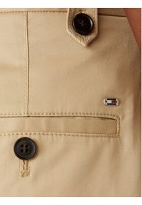 TOMMY HILFIGER - Tommy Hilfiger Spódnica mini WW0WW52106 Beżowy Regular Fit. Kolor: beżowy. Materiał: bawełna #2
