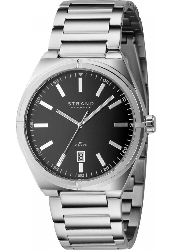 Zegarek męski Strand S754GDCBSC srebrny. Kolor: srebrny