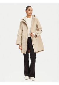 Geox Kurtka przeciwdeszczowa Claudin P W5522P T3070 F5248 Écru Regular Fit. Materiał: syntetyk #3