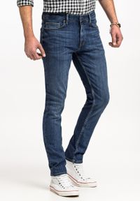 Mustang - MUSTANG FRISCO SKINNY MĘSKIE SPODNIE JEANSOWE JEANSY DŻINSY DENIM BLUE 1015049 5000 883