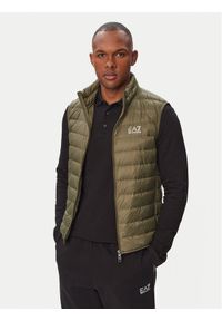 EA7 Emporio Armani Kamizelka 8NPQ06 PNGPZ U7014 Zielony ciemny Regular Fit. Kolor: zielony. Materiał: syntetyk #1